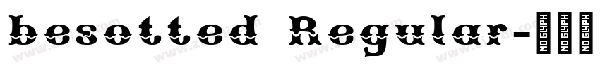 besotted Regular字体转换